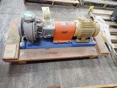Pumpworks Industrial Pump with Motor and Base Plate