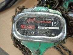 Lot of (3) Chain Hoists and Industrial Components