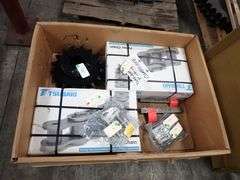 Lot of Assorted Roller Chains and Sprockets