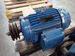 Lot of (2) Weg W22 Tru Metric Inverter/Severe Duty 15 HP Motor