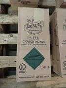 Lot of (5) Buckeye Carbon Dioxide Fire Extinguishers