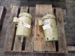 Lot of (2) Baldor Reliance Super E Motors