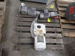 Lot of (3) Assorted Gear Motors