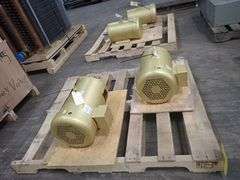 Lot of (2) Baldor Reliance Super E 10 HP Motors