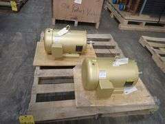 Lot of (2) Baldor Reliance Super E 10 HP Motors