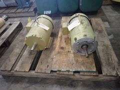 Lot of (2) Baldor Reliance Super E Motors