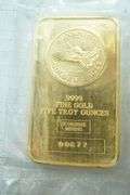 5 Troy Ounce Gold Bar