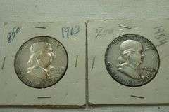 Lot of (5) US Half Dollars