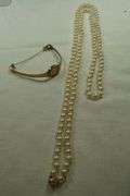 Cultivated Pearl Necklace w/14k Yellow Gold Clasp