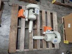 Lot of (2) Ring Compressors with Motors