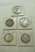 Lot of (5) US Half Dollars