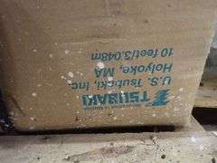 Lot of (2) Tsubaki Chain Boxes with Roller Chain