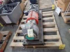 Pump Works Industrial Pump with Motor and Base Plate