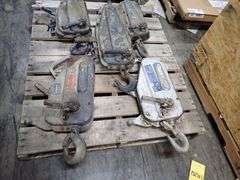 Lot of (5) Tractel Griphoist Rope Hoist