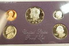 Lot of (3) 1987 Coin Sets & (1) Mercury Dime in Case
