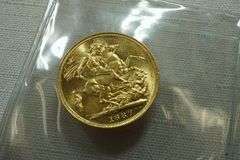 1887 British Gold Sovereign