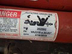Lot of (8) Johnson Power LTD Rotating Drive Lines