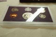 Lot of (3) 1987 Coin Sets & (1) Mercury Dime in Case