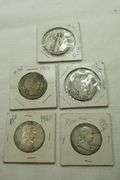 Lot of (5) US Half Dollars