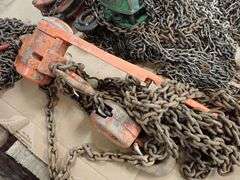 Lot of (5) Chain Hoists