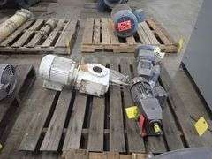 Lot of (3) Assorted Gear Motors
