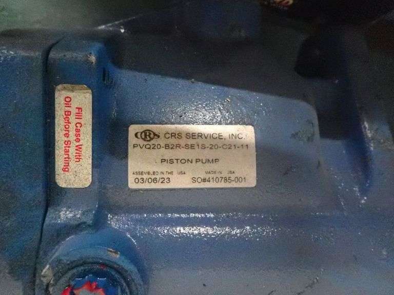 Marathon Electric Motor with Piston Pump