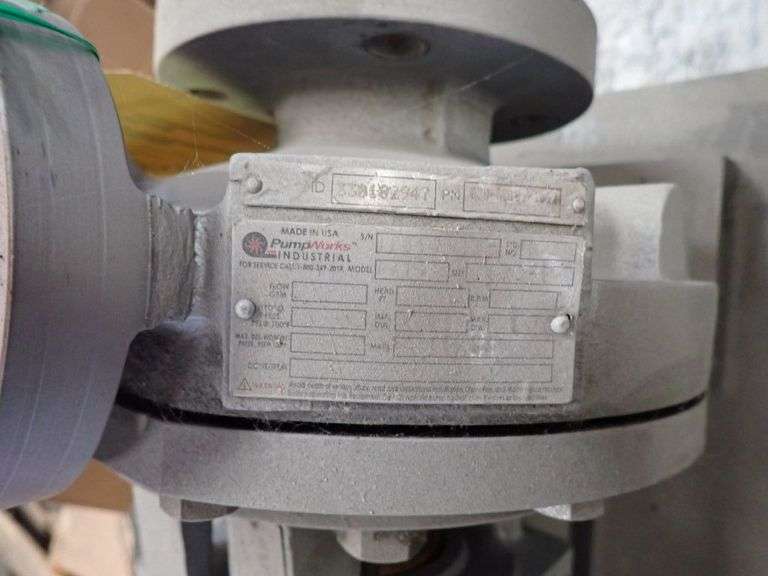 Pump Works Industrial Pump with Motor and Base Plate
