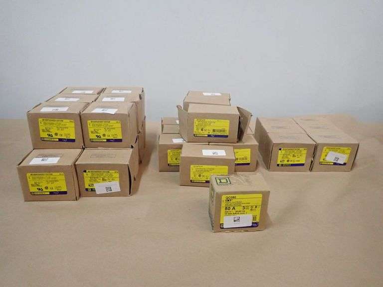 Lot of Square D Electrical Components - Yellow Tag Auctions