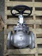 Lot of (2) Powell 4" Flanged Globe Valves