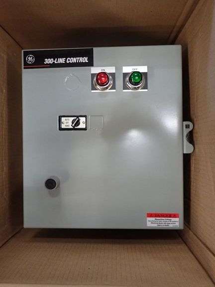 Lot of (2) GE CR306 Type 1 Enclosures with Control Power Transformer