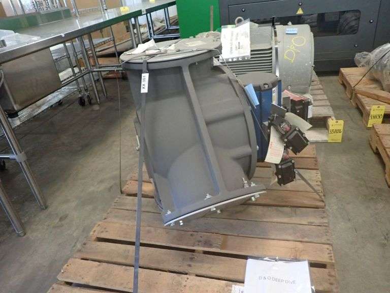 Coperion 2 Way 10" Diverter Valve with Actuator