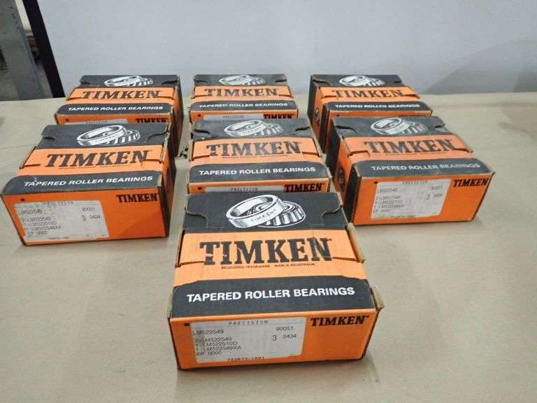 Lot of (7) Timken Bearings