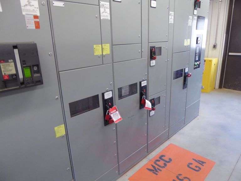 GE Evolution Series E9000 Motor Control with (6) Verticals