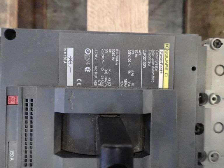 Lot of (3) Square D Power Pact Circuit Breakers