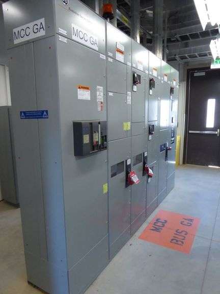 GE Evolution Series E9000 Motor Control with (6) Verticals