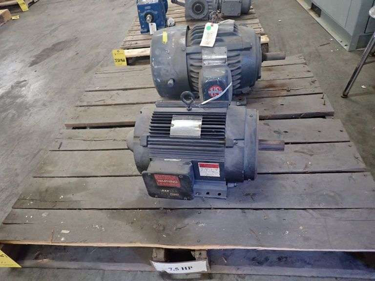 Lot of (2) Assorted Electric Motors