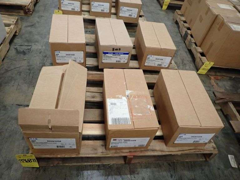 Lot of (6) Heavy Duty 30A Safety Switches