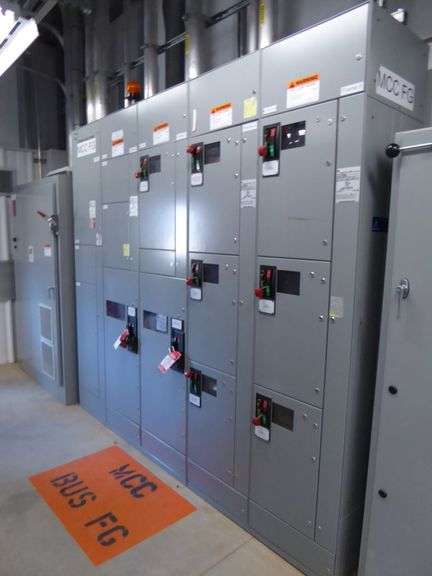 GE Evolution Series E9000 Motor Control with (5) Verticals