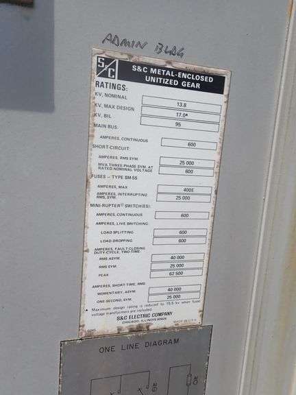 S&C 13.8KV Pad-Mount Switch