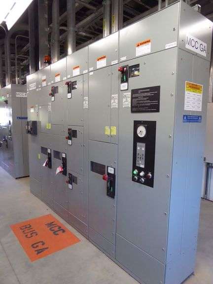 GE Evolution Series E9000 Motor Control with (6) Verticals