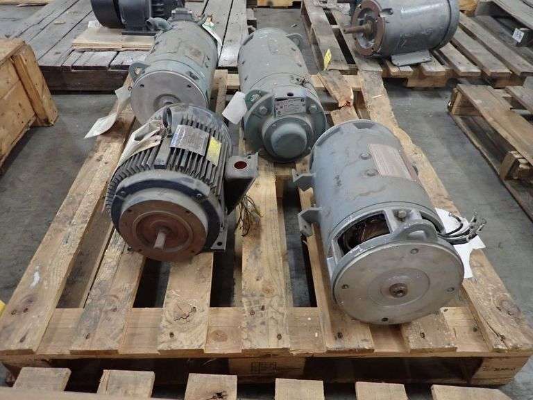 Lot of (4) Assorted Motors