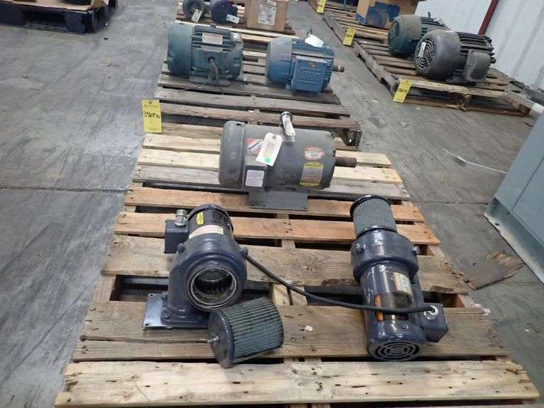 Lot of (3) Baldor Electric Motors