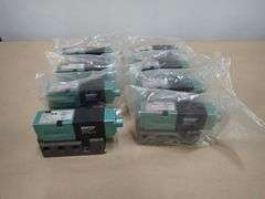 Lot of (8) Numatics Solenoid Valves