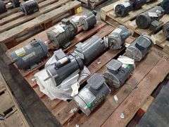 Lot of (9) Assorted Motors