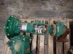 Lot of (4) Fisher Valves with Actuators