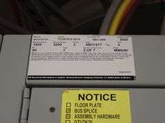 GE Spectra Series 3000A Switchboard