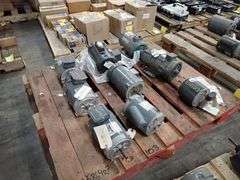 Lot of (9) Assorted Motors