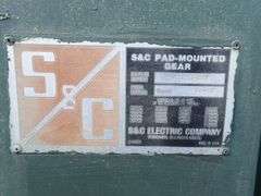 S&C 15KV Pad-Mount Switch