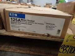 Lot of (15) Eaton Enclosed 125A Meter Sockets