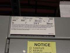 GE Spectra Series 4000A Switchboard